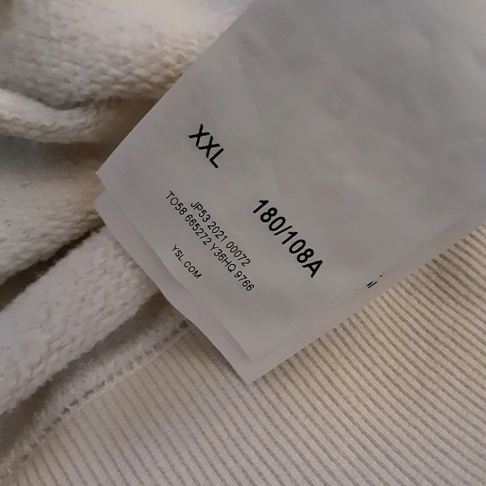 MEN'S SAINT LAURENT OPTICAL ILLUSION PRINT HOODIE - Picture 3 of 12